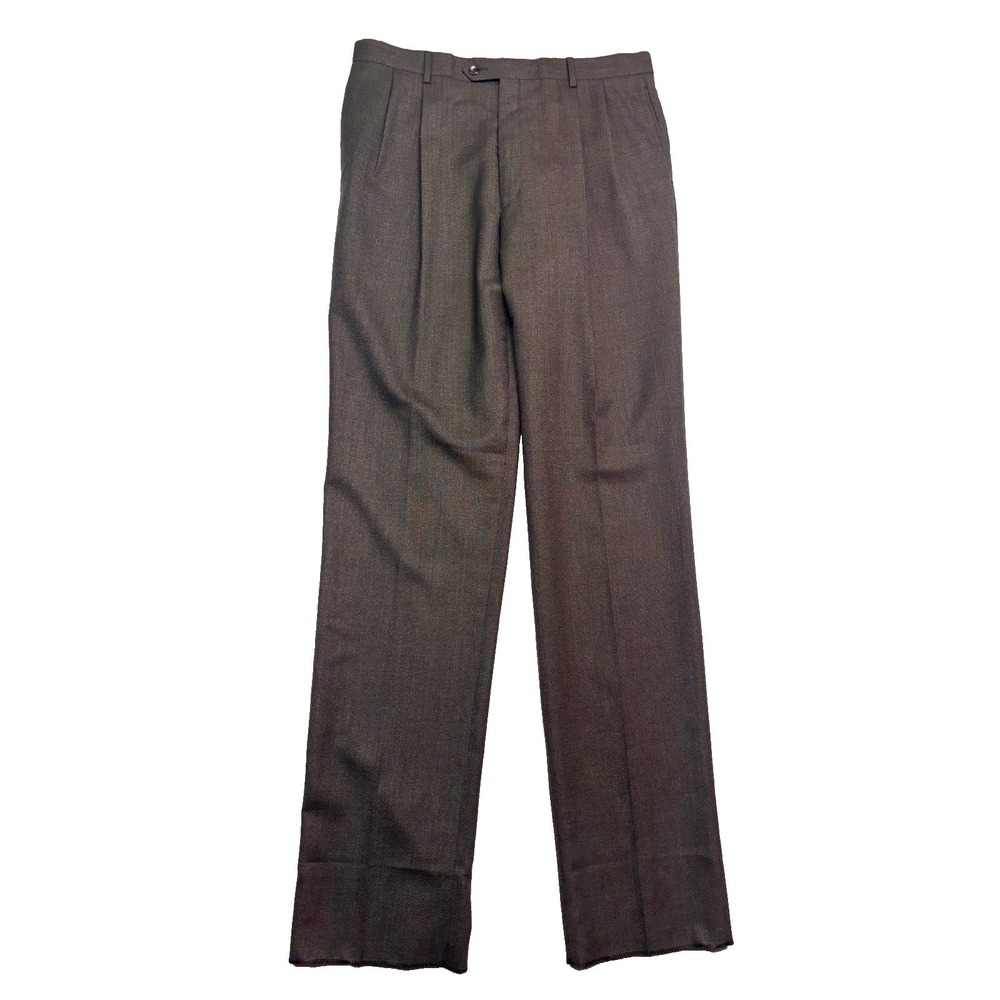NEW Jos A Bank‎ 38 Long Dress Suit Pants 100% Wool Pleated Executive Traditional